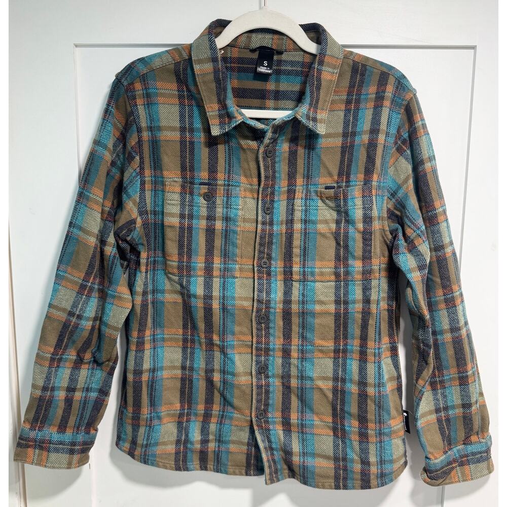 COTOPAXI Mero Org Cotton Heavyweight Plaid Flannel Men's Size S - Picture 2 of 6